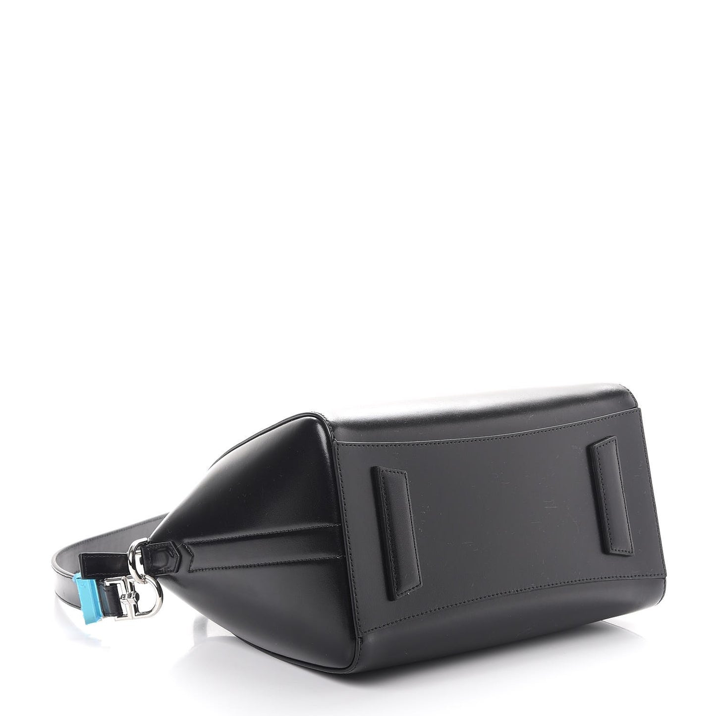 Shiny Lord Calfskin Small Antigona Black