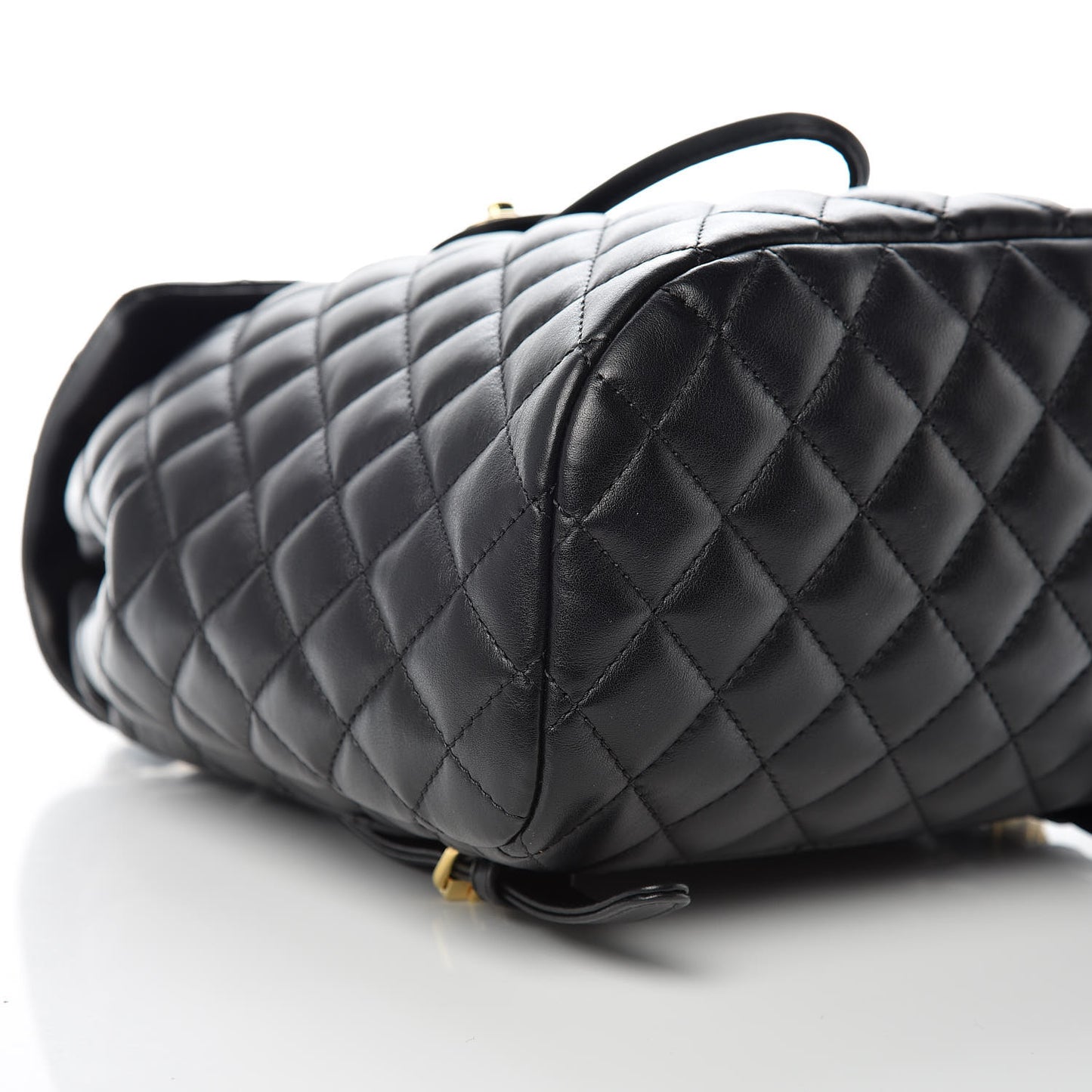 Calfskin Quilted Small Urban Spirit Backpack Black
