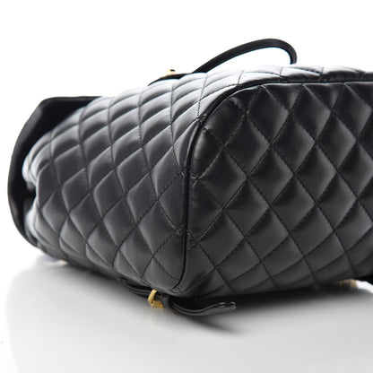 Chanel Calfskin Quilted Small Urban Spirit Backpack Black 9 of 10