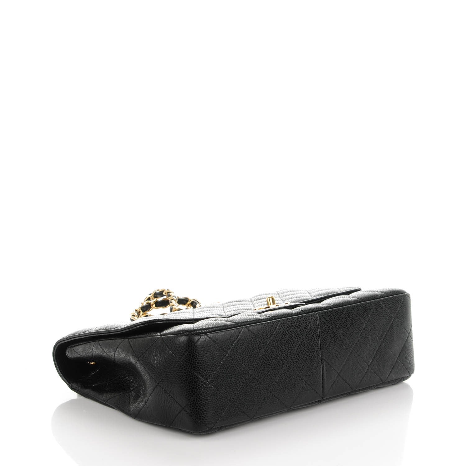 Chanel Caviar Quilted Jumbo Single Flap Black 4 of 7