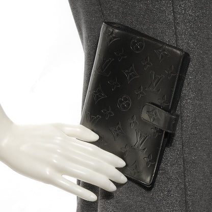 Louis Vuitton Mat Monogram Medium Ring Agenda Black 2 of 7