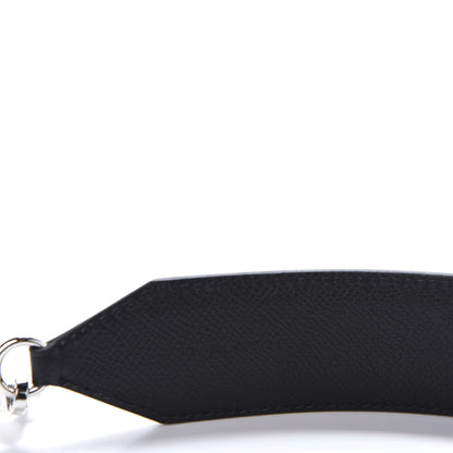 Hermes Epsom 30mm Hexagone Tressage Shoulder Strap Black Craie 4 of 6