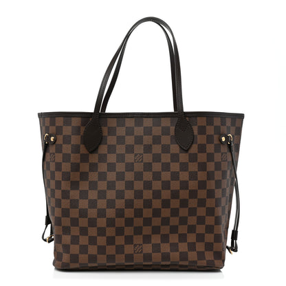 Louis Vuitton Damier Ebene Neo Neverfull MM Rose Ballerine 3 of 9