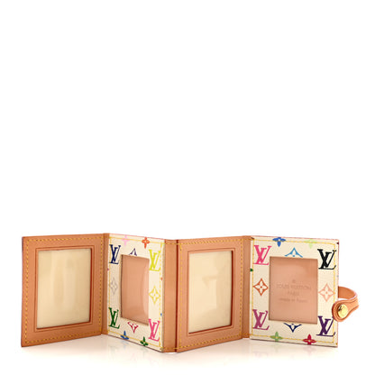 Louis Vuitton Monogram Multicolor 4 Photo Frame Wallet White 5 of 7