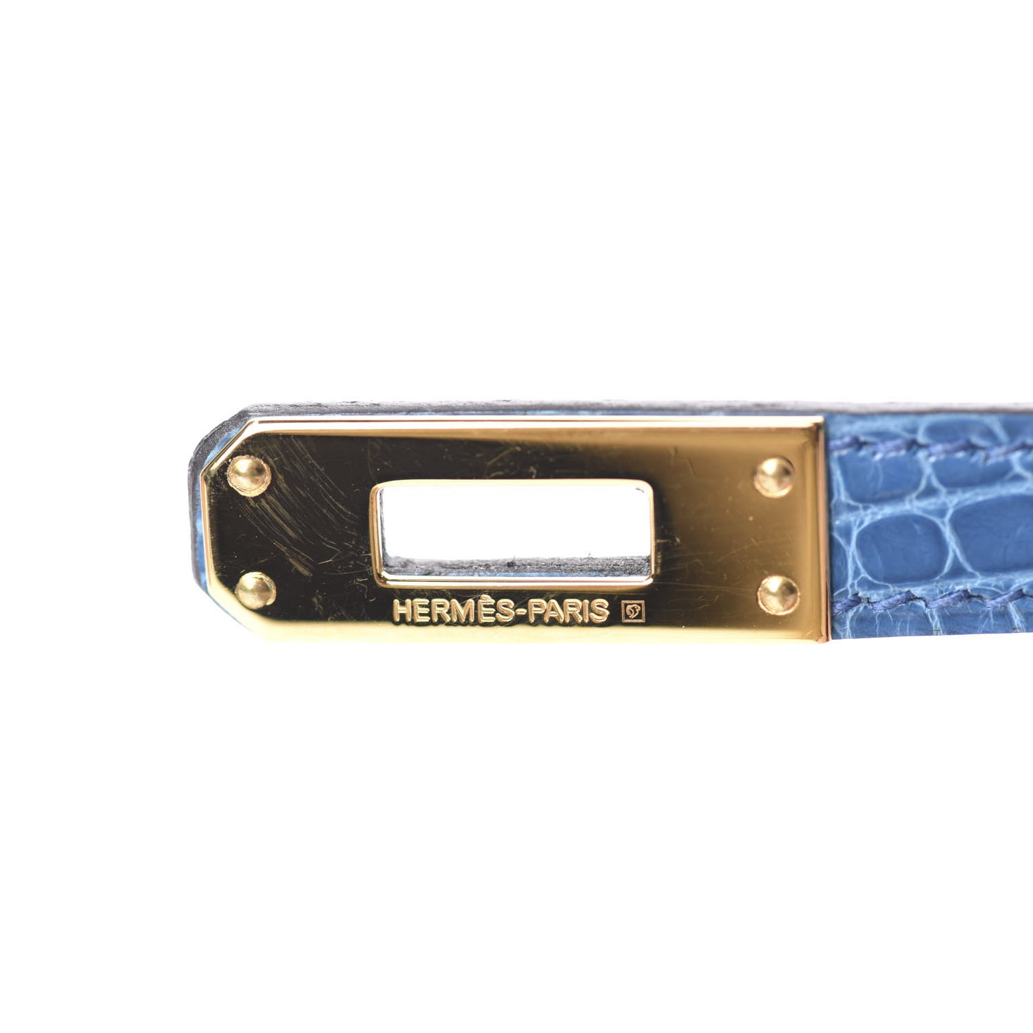 Hermes Shiny Alligator Kelly Pochette Mykonos 14 of 31