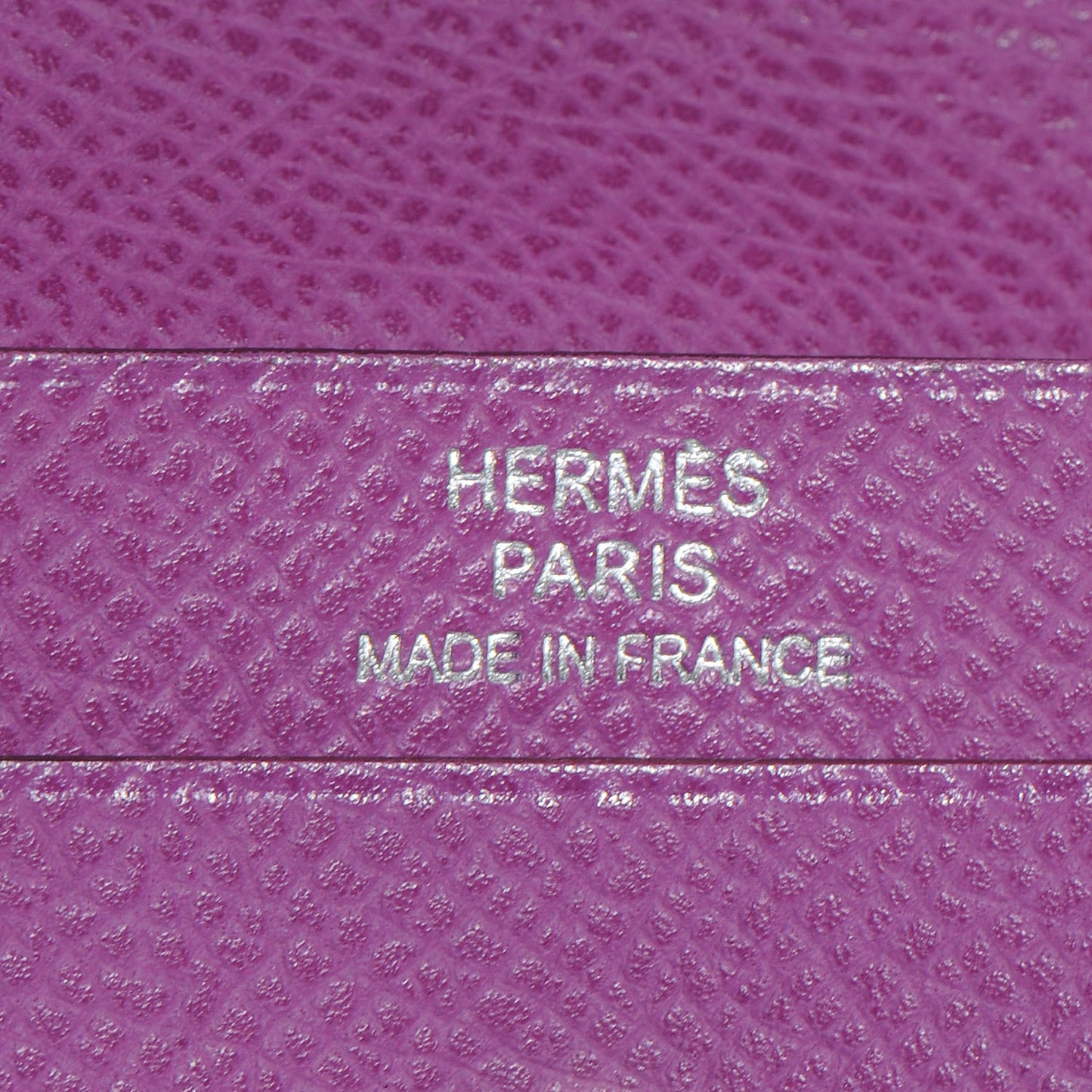 Veau Epsom Bearn Card Case Wallet Cyclamen