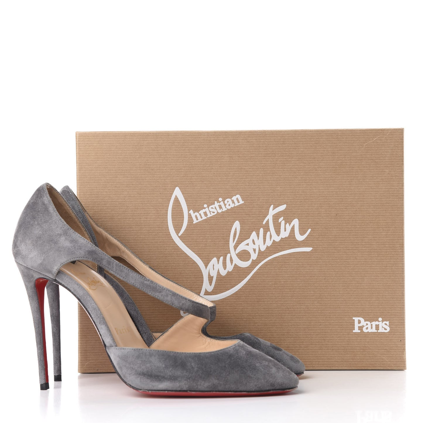 Veau Velours Catchy One 100 Pumps 38 Shadow