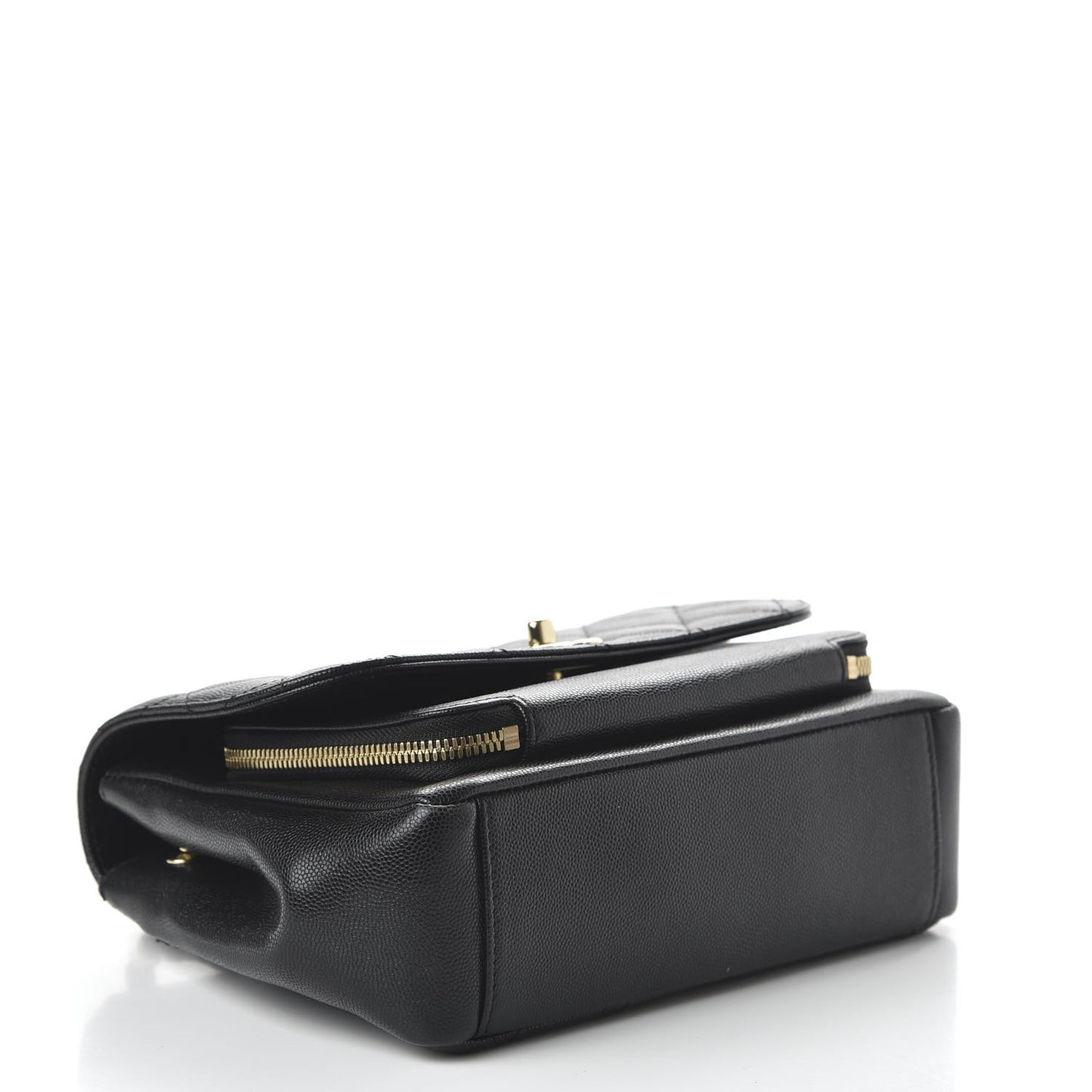 Caviar Quilted Medium Business Affinity Flap Black