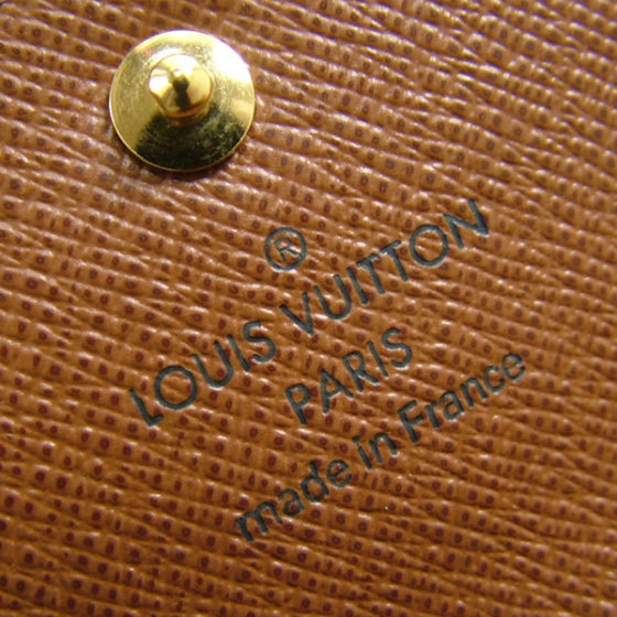 Monogram Plat Coin Purse Wallet