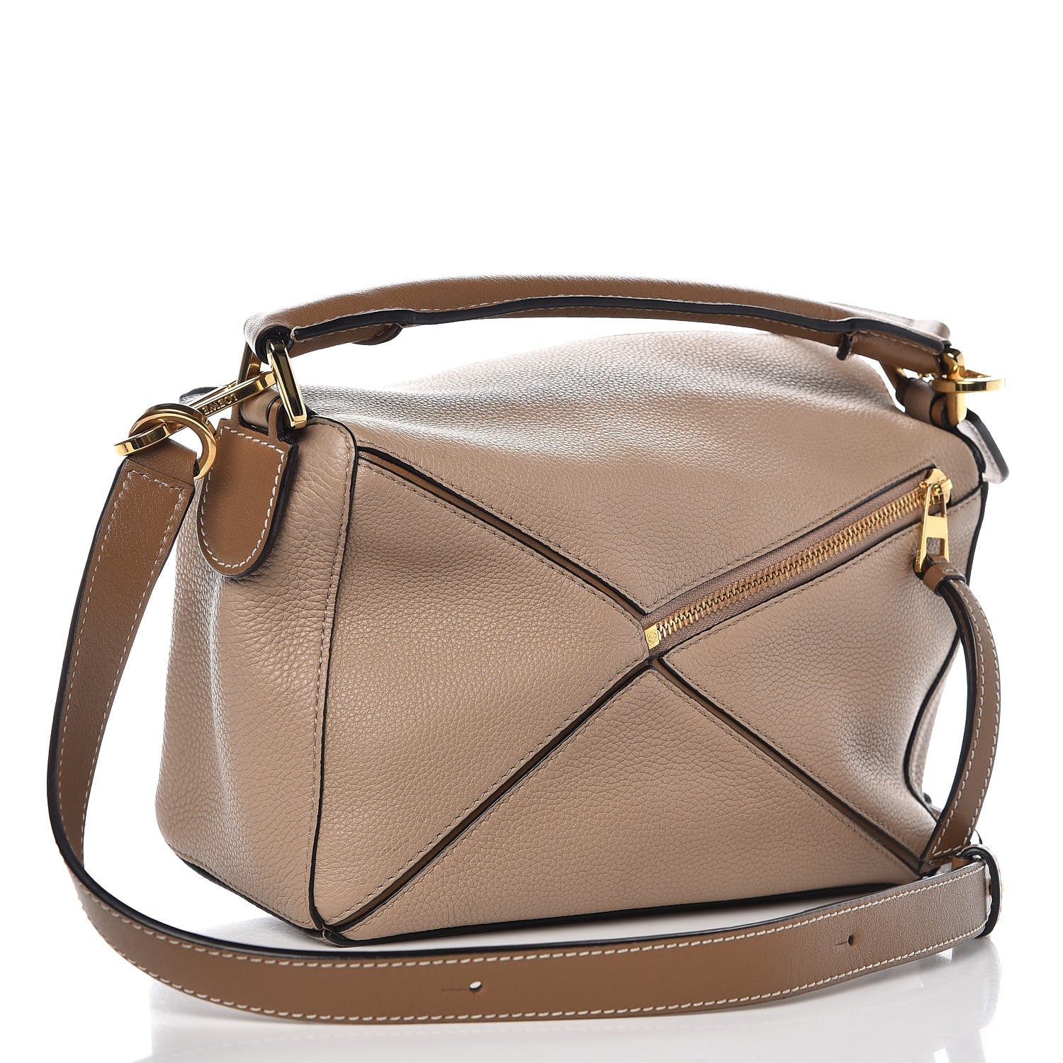 Loewe Calfskin Small Puzzle Bag Sand Mink 4 of 11
