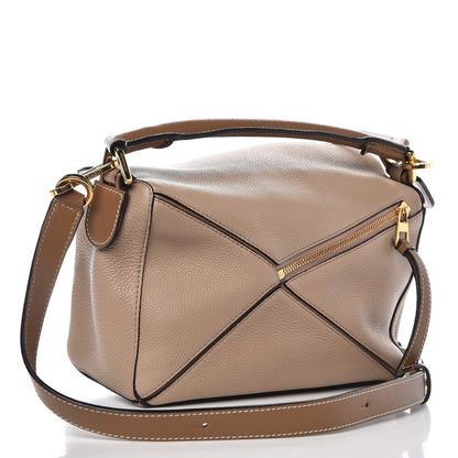 Loewe Calfskin Small Puzzle Bag Sand Mink 4 of 11