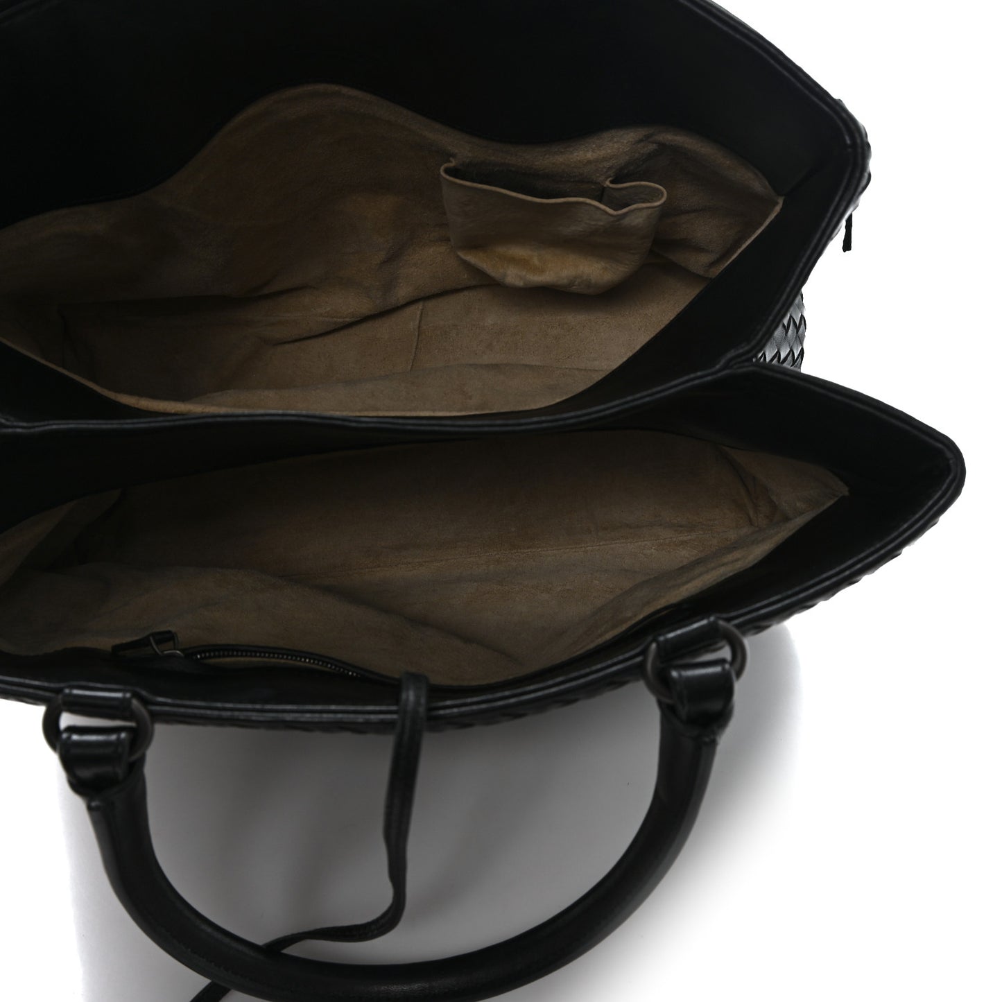 Nappa Intrecciato Milano Tote Black