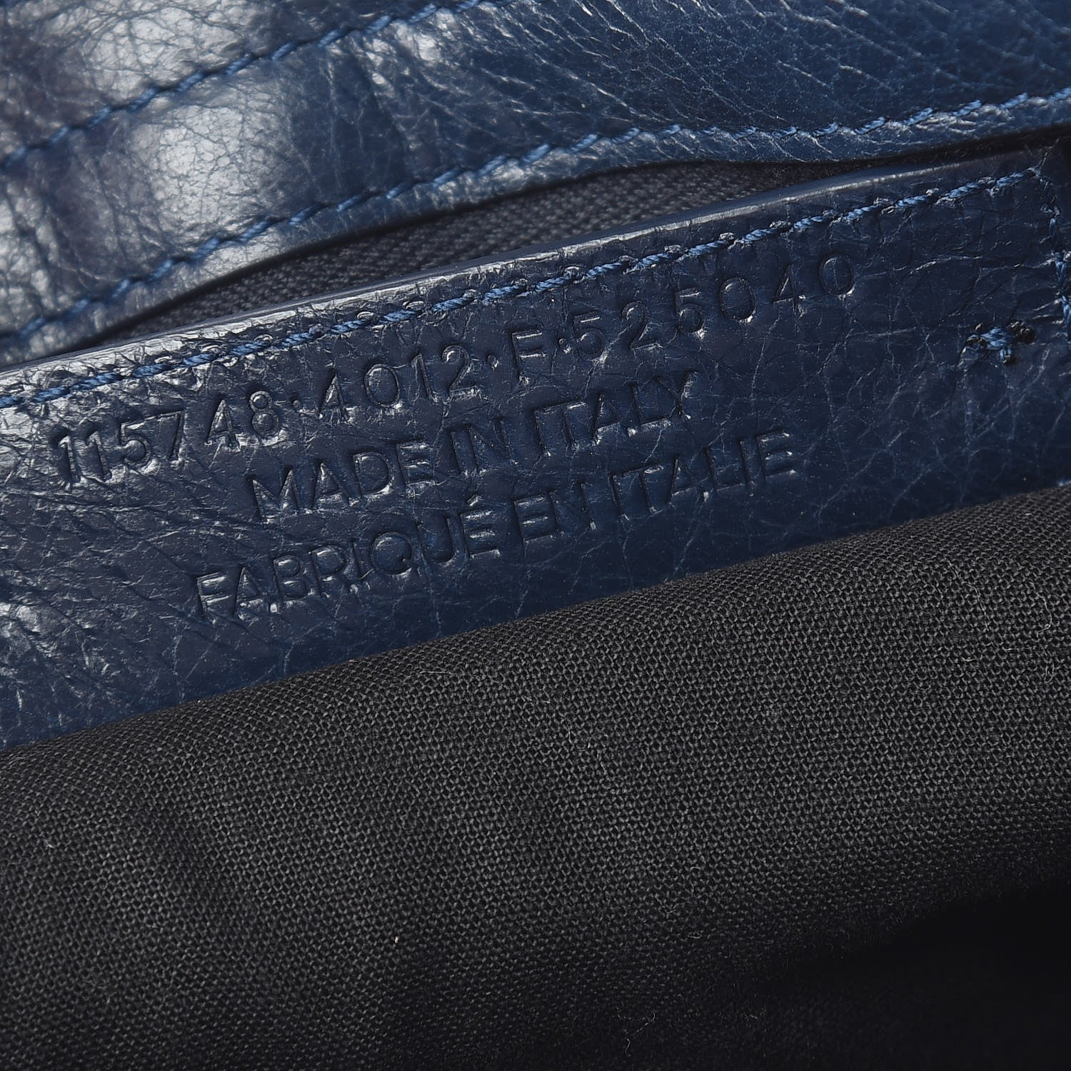 Balenciaga Agneau Classic Hardware City Bleu Obscur 7 of 12