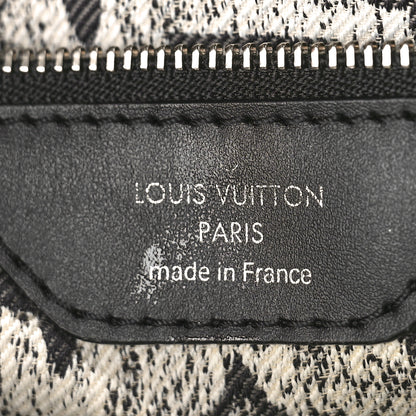 Louis Vuitton Denim Monogram Jacquard Speedy Bandouliere 25 Black 6 of 8