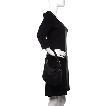 Gucci Monogram Small Charmy Hobo Black 1 of 13