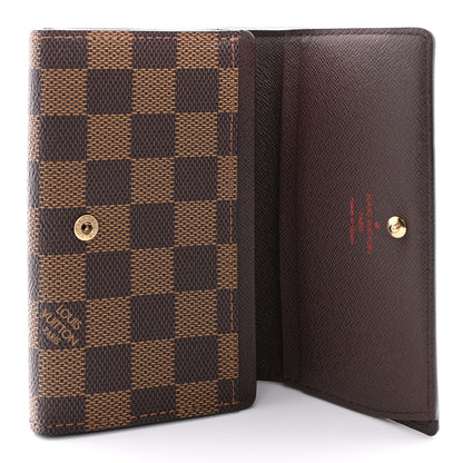 Louis Vuitton Damier Ebene Porte-Monnaie Billets Tresor Wallet 6 of 9