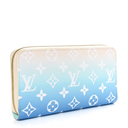 Louis Vuitton Monogram Giant By The Pool Zippy Wallet Blue 3 of 10