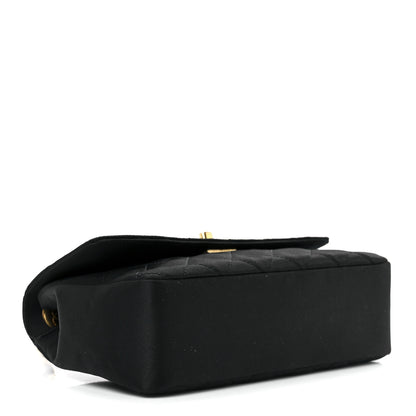 Chanel Satin Quilted Flap Black 4 of 13