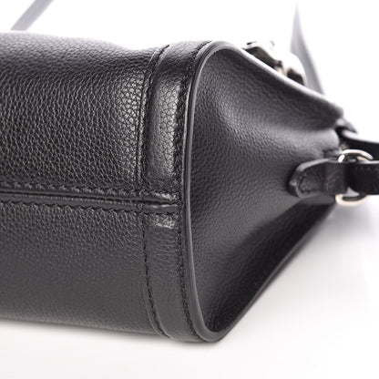 Alexander McQueen Pebbled Calfskin Mini Padlock Tote Black 9 of 9