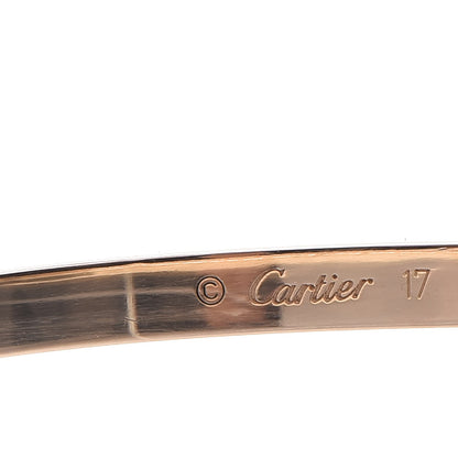 Cartier 18K Yellow Gold Small LOVE Bracelet 17 4 of 10