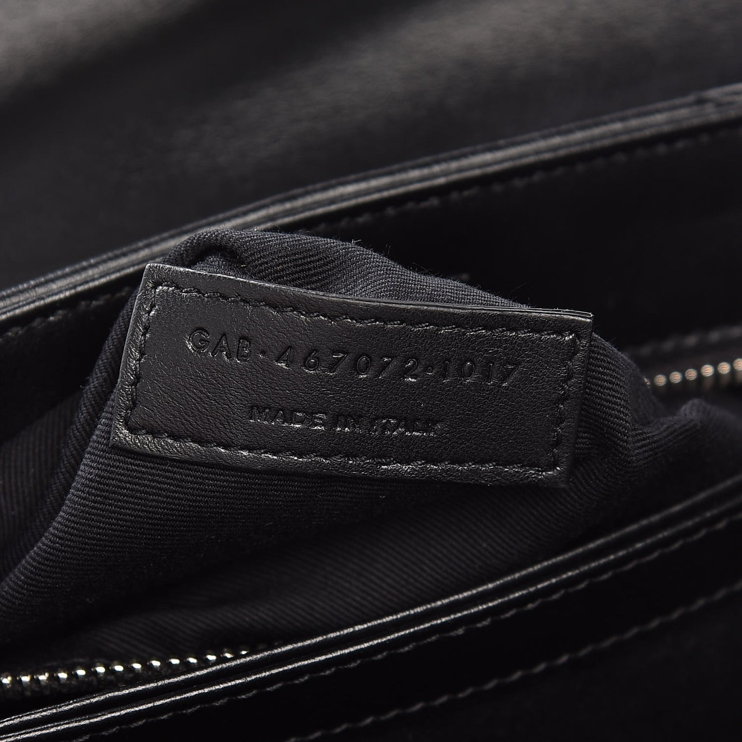 Calfskin Y Quilted Monogram Toy Loulou Crossbody Bag Black