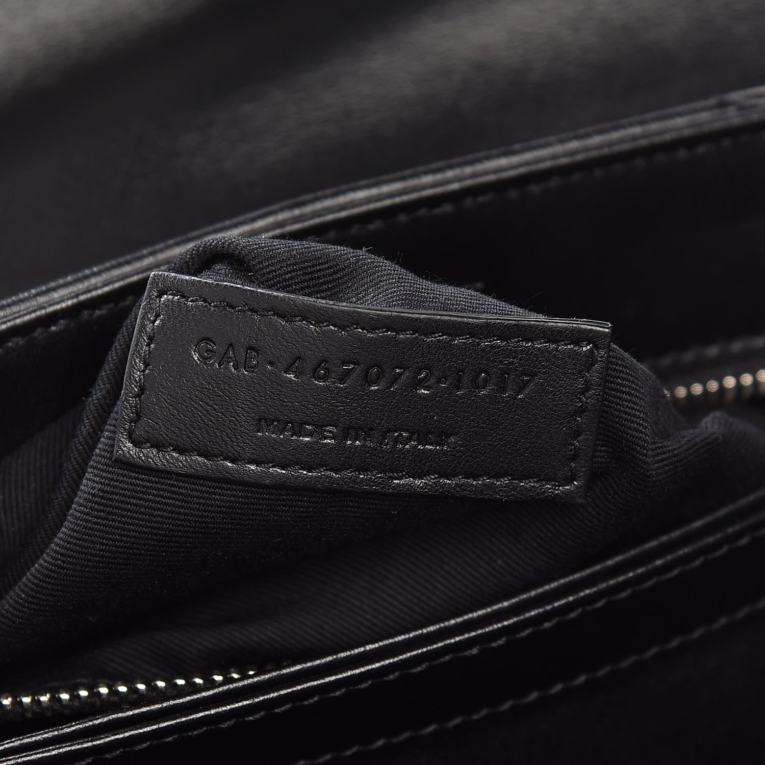 Saint Laurent Calfskin Y Quilted Monogram Toy Loulou Crossbody Bag Black 9 of 12