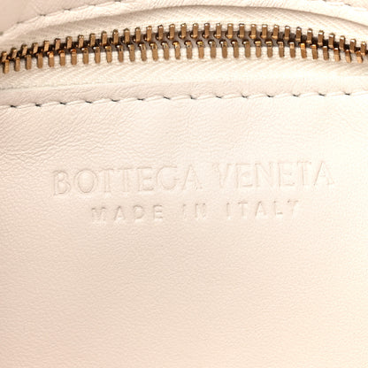 Bottega Veneta Lambskin Maxi Intreccio Padded Chain Cassette Crossbody Bag White 6 of 11