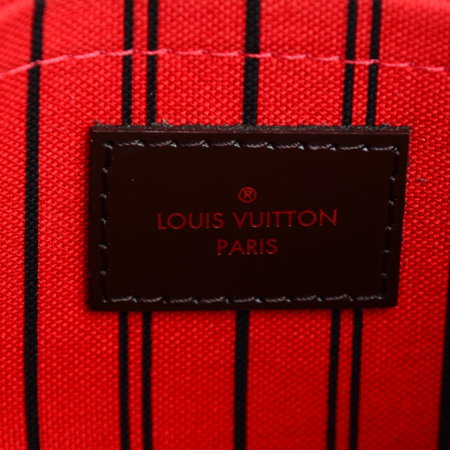 Louis Vuitton Damier Ebene Neverfull MM GM Pochette 6 of 8