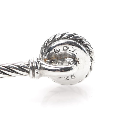 David Yurman Sterling Silver Amethyst 3mm Chatelaine Bracelet 4 of 5