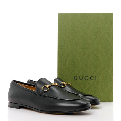 Gucci Calfskin Womens Jordaan Loafers 39 Black 3 of 9