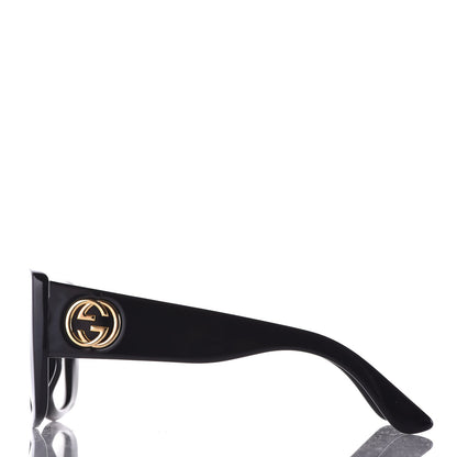Gucci Acetate Square Frame Sunglasses GG0141S Black 2 of 9