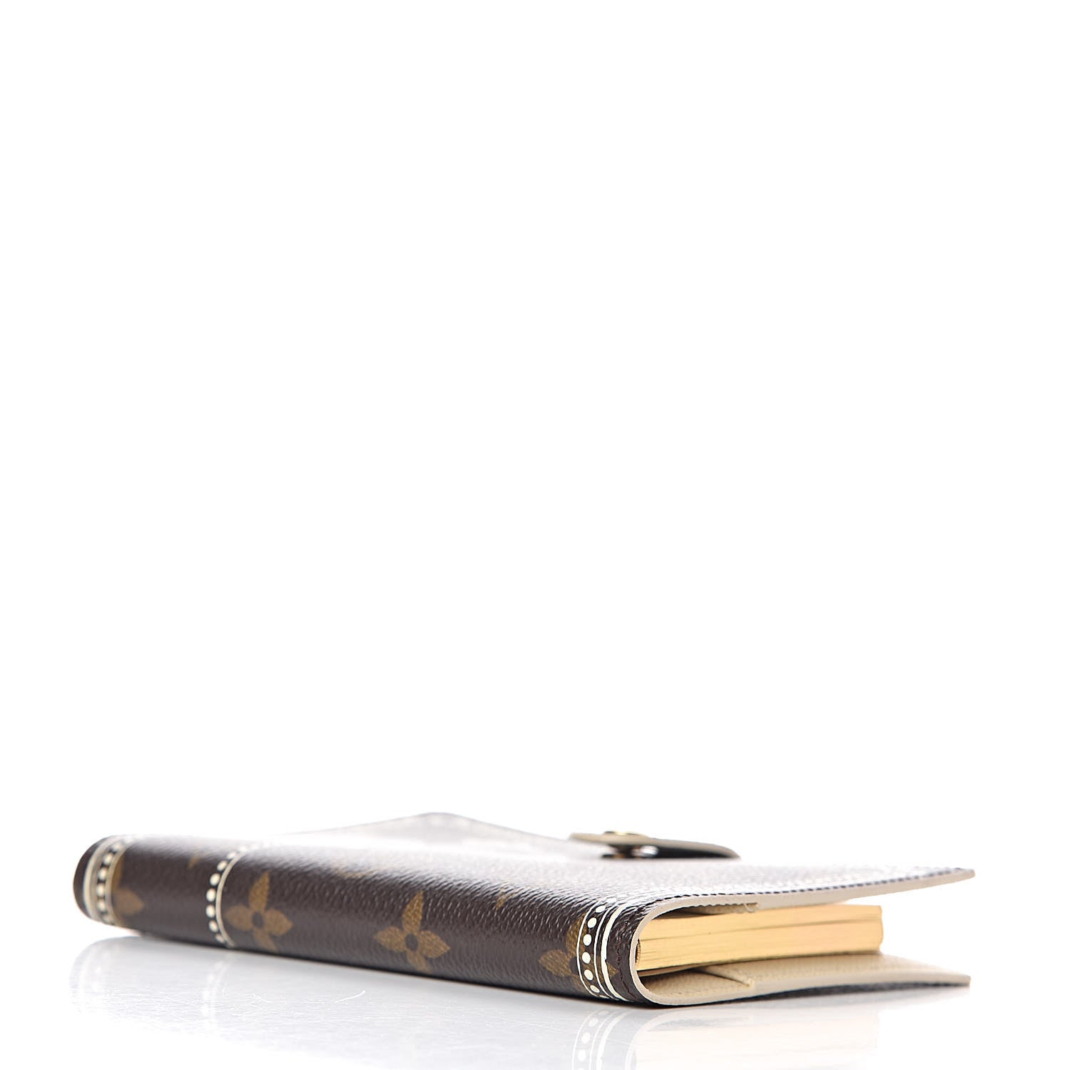 Louis Vuitton Monogram Trunk Small Ring Agenda Cover White 4 of 8