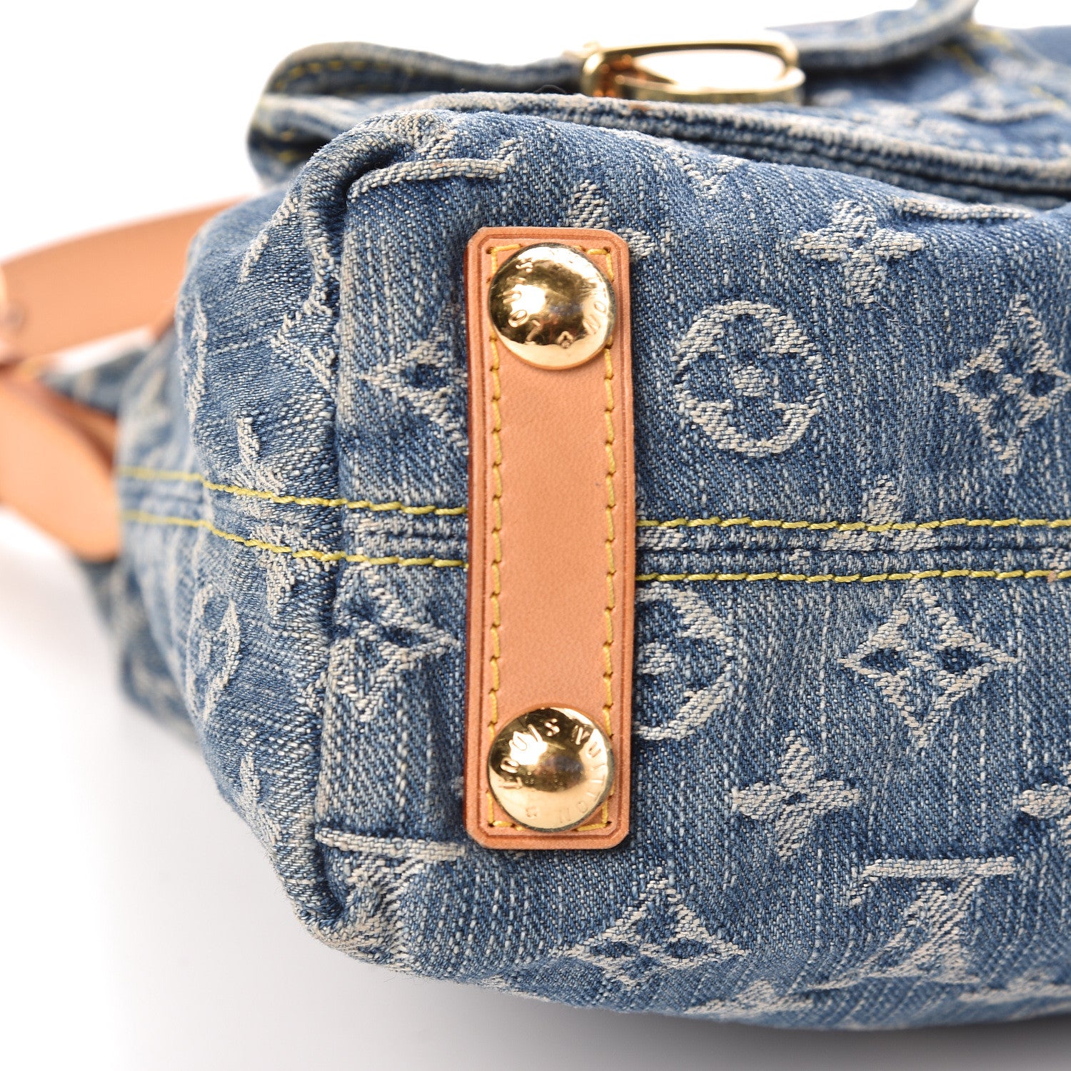 Louis Vuitton Monogram Denim Baggy PM Blue 8 of 12