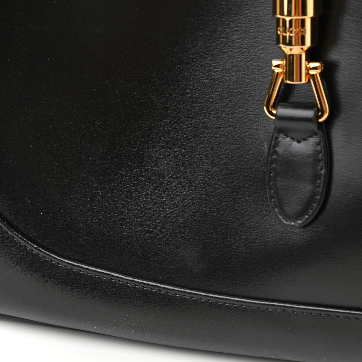 Gucci Boarded Dyana Lux Calfskin Medium Jackie 1961 Hobo Black 10 of 11