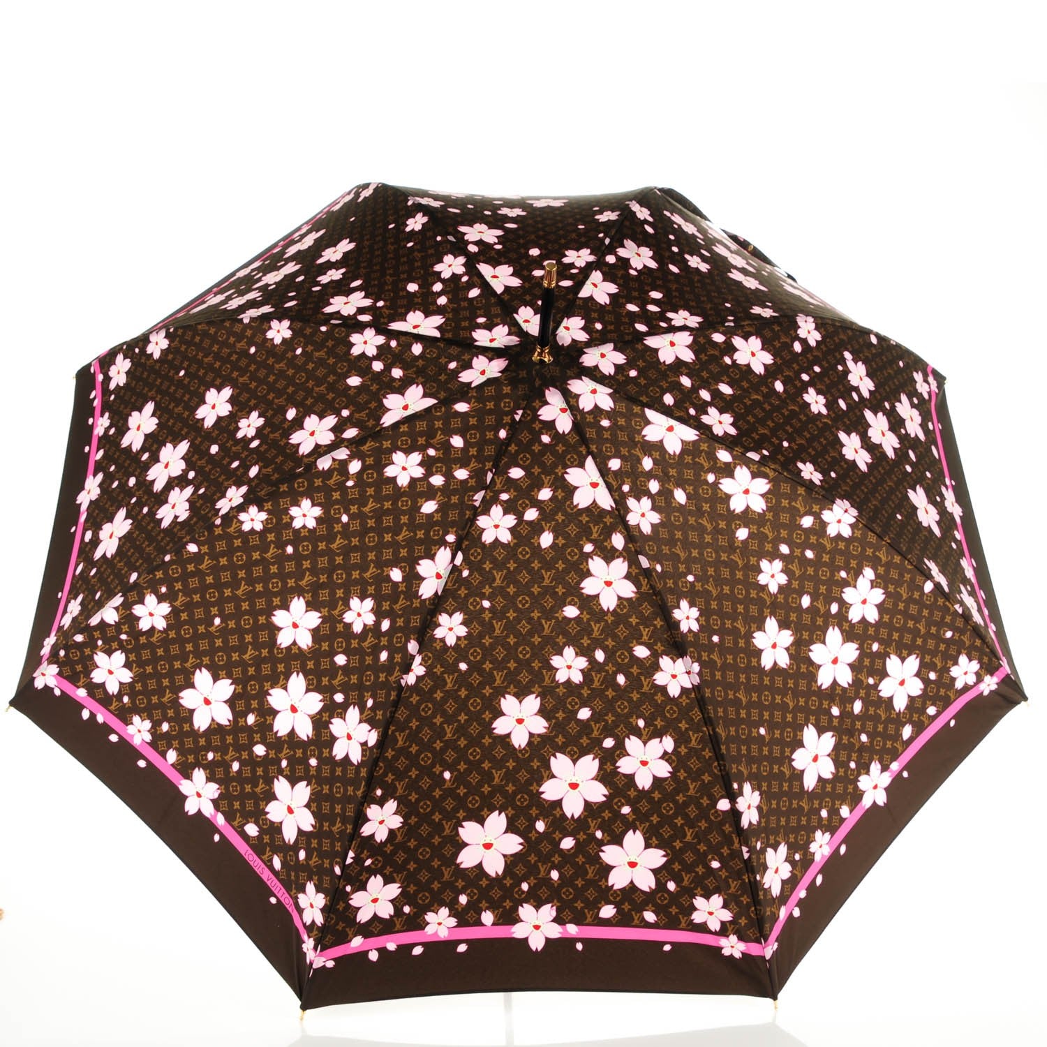 Louis Vuitton Monogram Cherry Blossom Parasol Parapluie Umbrella 3 of 9