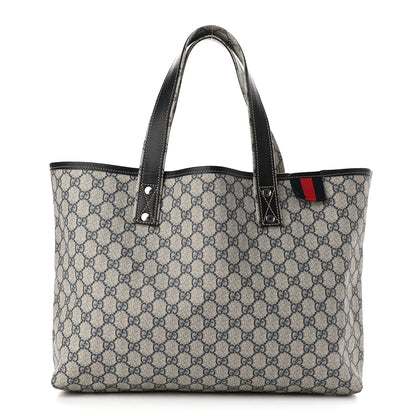Gucci GG Plus Monogram Medium Signature Web Loop Tote Navy 1 of 13