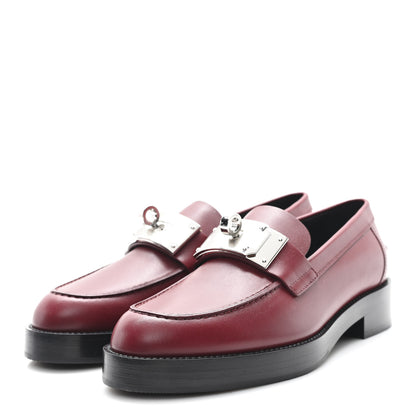Hermes Calfskin Womens Hot Loafer 38 Rouge H 4 of 10