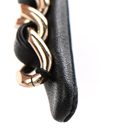 Chanel Metal Lambskin CC Turnlock Chain Headband Gold Black 6 of 6