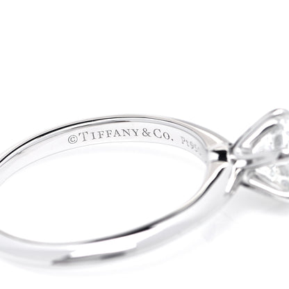 Tiffany Platinum Diamond 1.01ct Solitaire Engagement Ring 51 5.75 6 of 6
