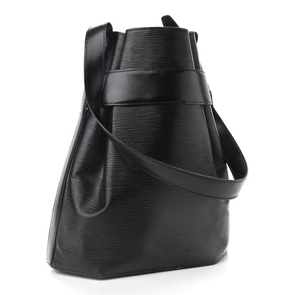 Louis Vuitton Epi Sac D'Epaule GM Black 4 of 12