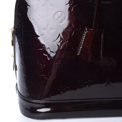 Louis Vuitton Vernis Alma GM Amarante 9 of 9