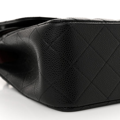 Chanel Caviar Quilted Jumbo Double Flap Black 9 of 11