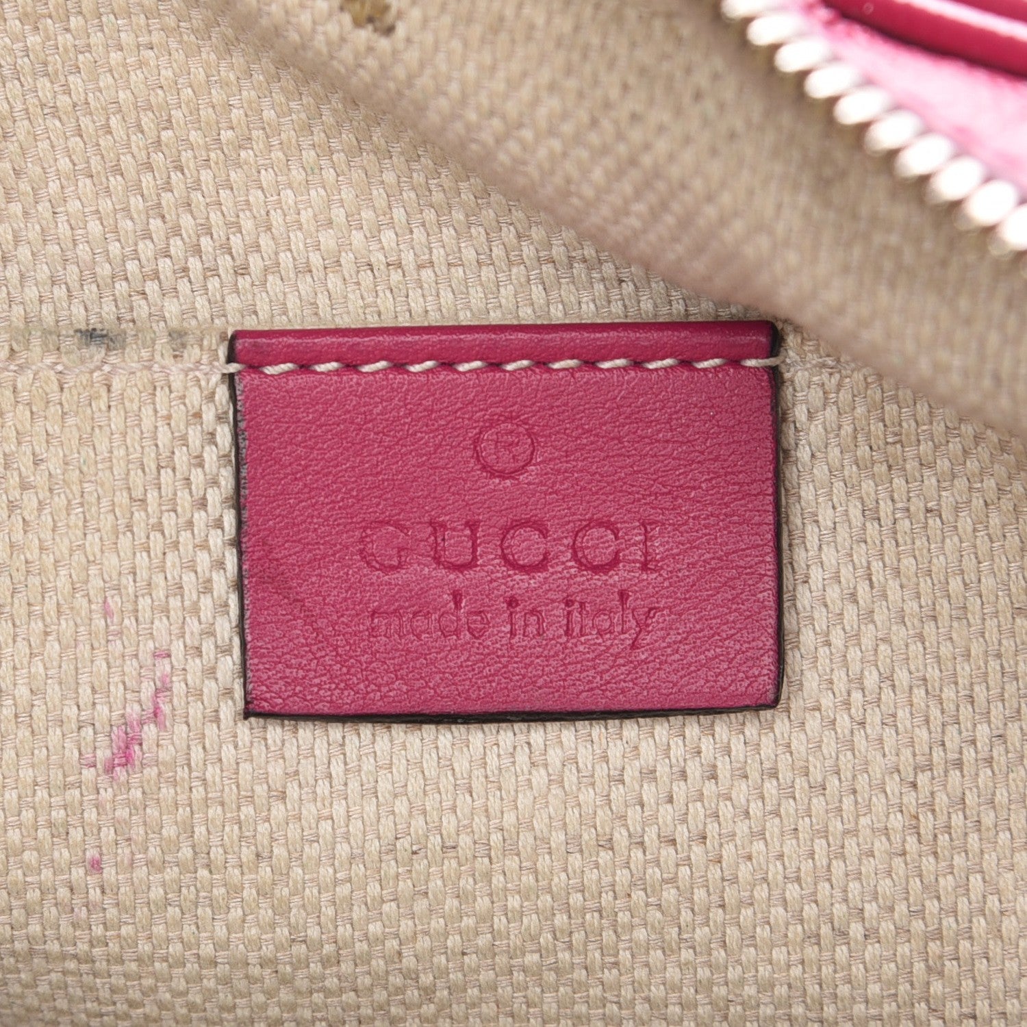 Gucci Soft Patent Small Soho Disco Bag Bright Bougainvillea 6 of 8