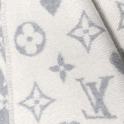 Louis Vuitton Cashmere Monogram Game On Scarf Gris 5 of 6