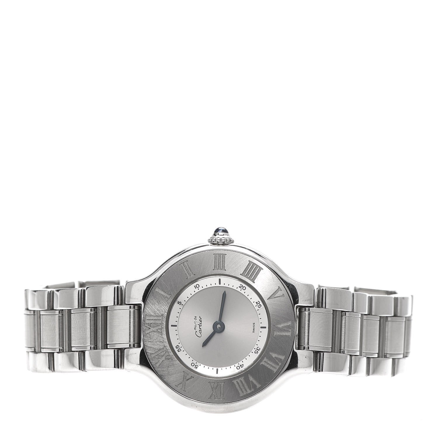 Cartier Stainless Steel 28mm Must De 21 Quartz Watch 3 of 6