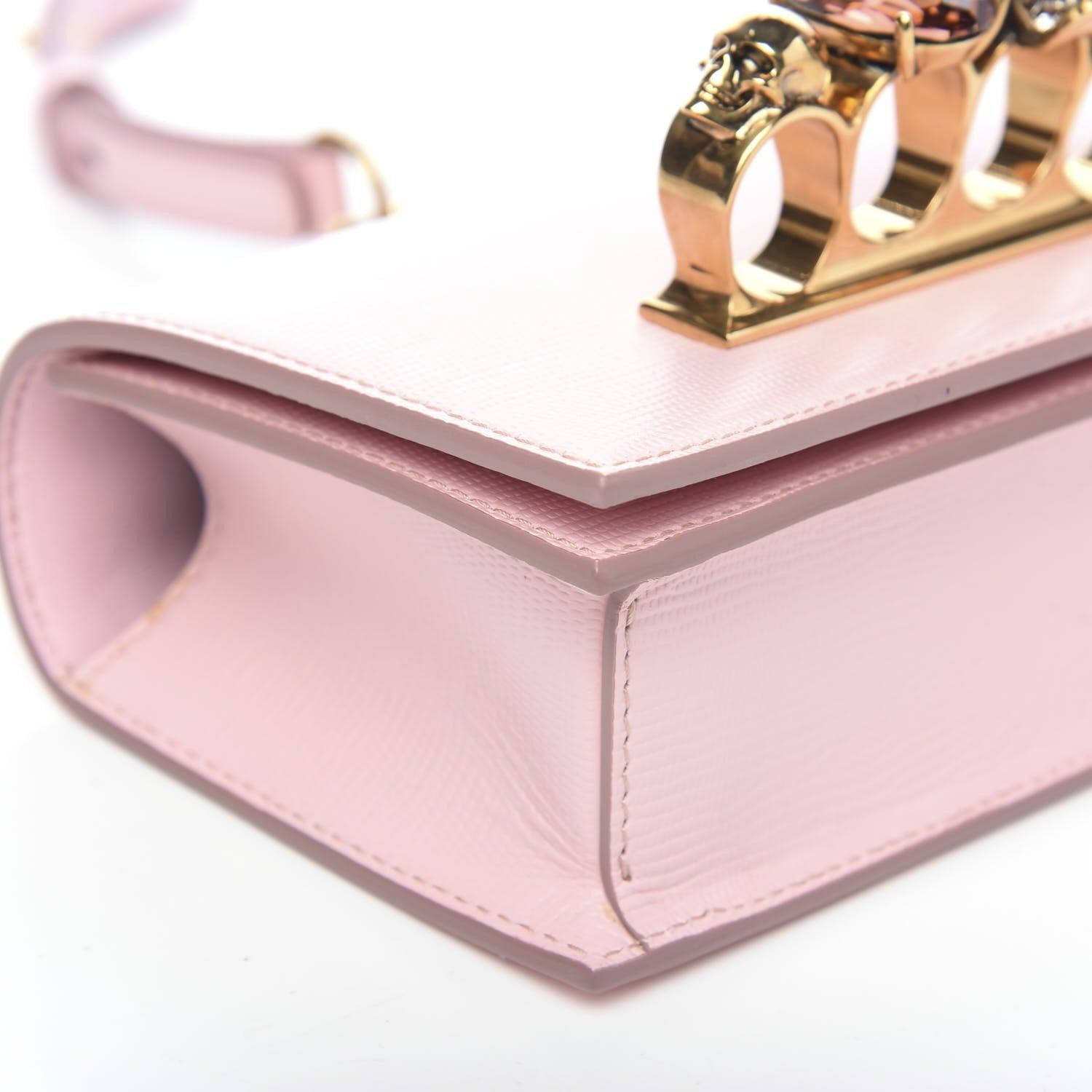 Alexander McQueen Lizard Embossed Calfskin Knuckle Crossbody 5 of 10