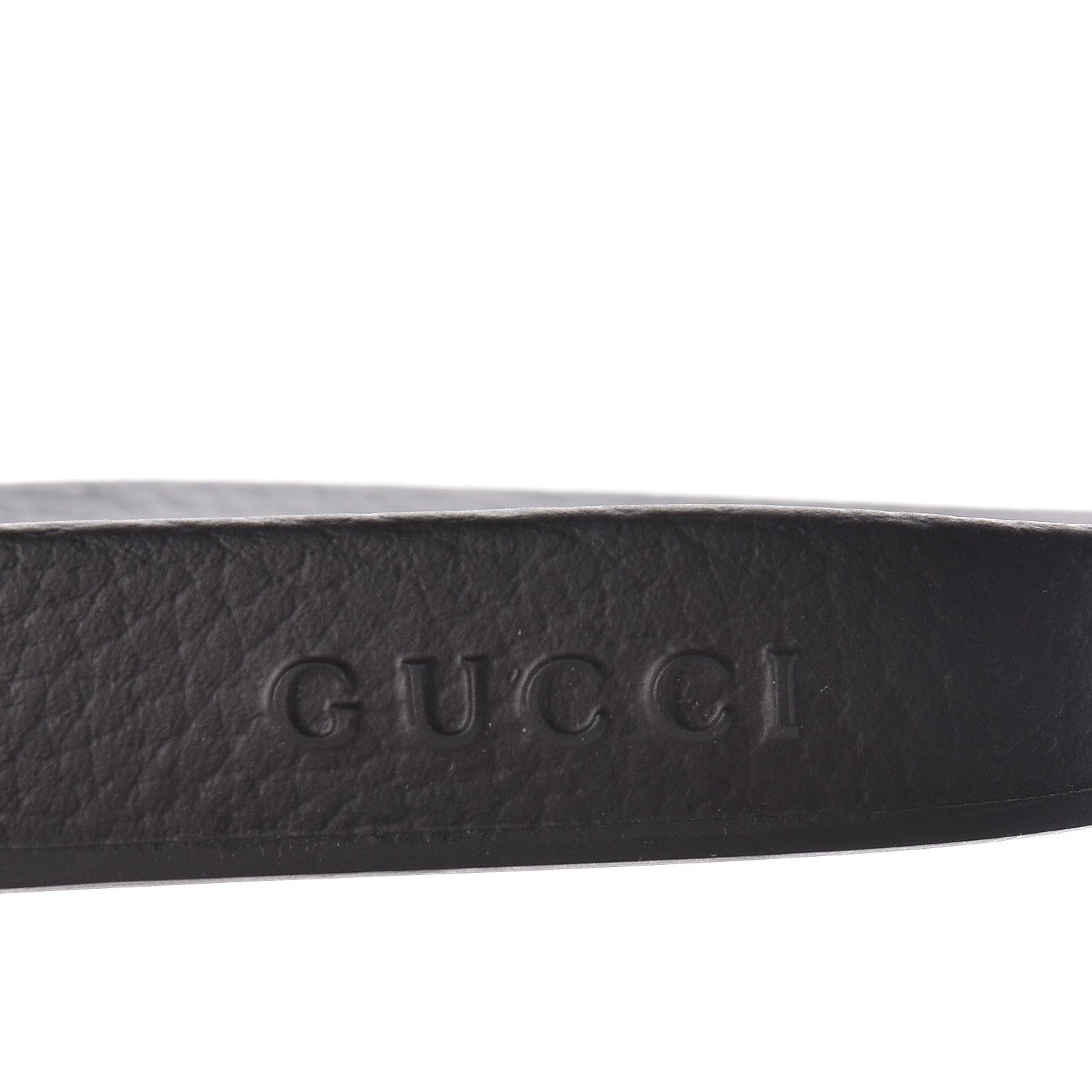 Gucci X DAPPER DAN Rubber Womens Slide Sandals 38 Black 8 of 9