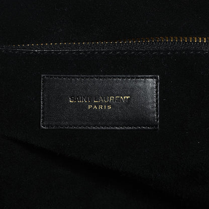 Saint Laurent Calfskin Classic Duffle 12 Black 6 of 11
