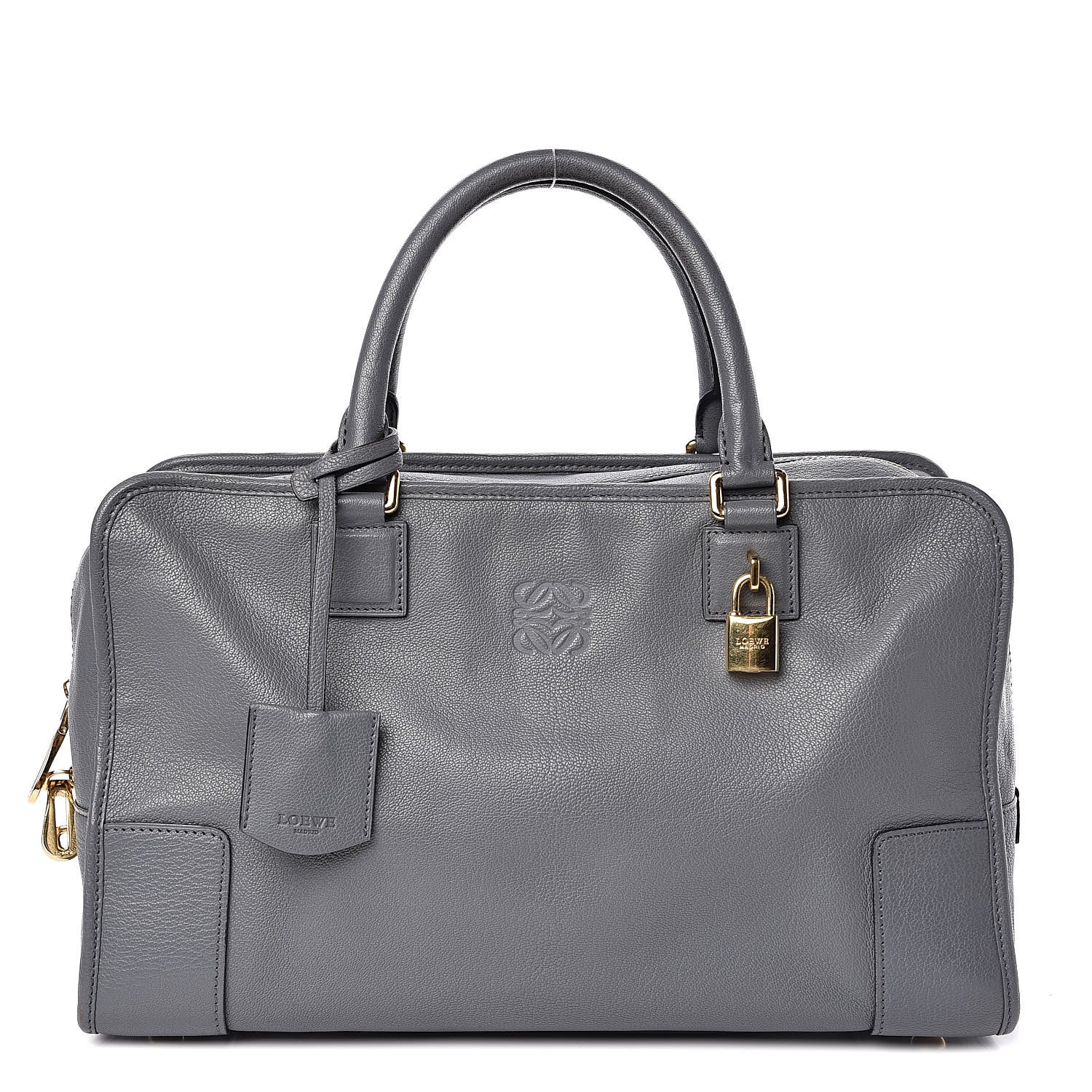 Loewe Calfskin Amazona 36 Grey 1 of 11
