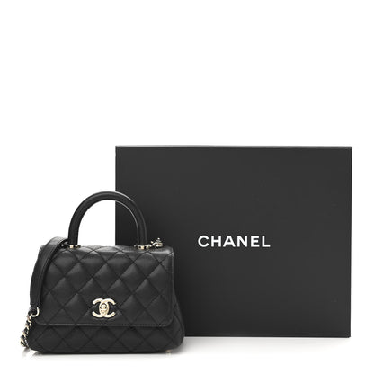Chanel Caviar Quilted Extra Mini Coco Handle Flap Black 11 of 11